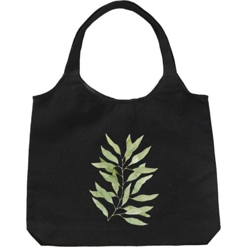 Plant Harajuku Shopper Large Capacity Fashion Creative Print Handbag Women Canvas Bag Classic Vintage Tote Shoulder Package Bags