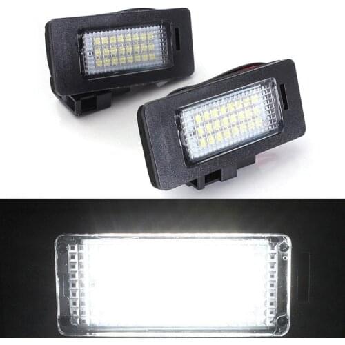 Super White Error Free LED License Plate Lights For Audi B8 A4 A5 S4 S5 Q5 TT