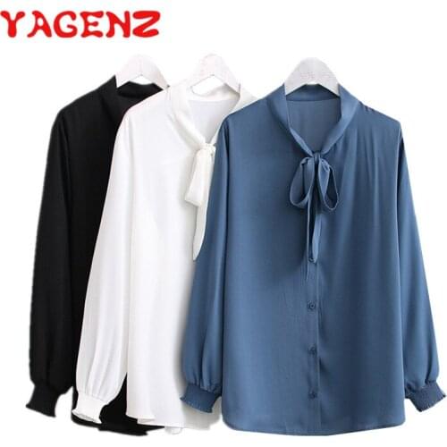 Блузки с бантом YAGENZ China At AliExpress
