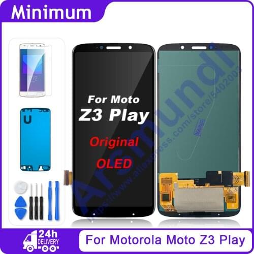 6.01" For Motorola Moto Z3 Play XT1929 LCD Display Touch Screen Digitizer Assembly Replacement Parts For Motorola Z3Play