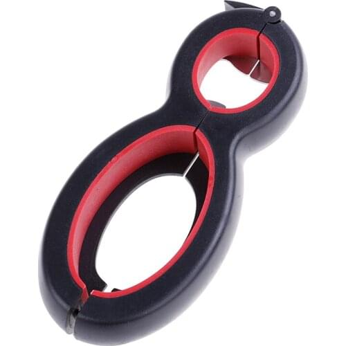 1x Multifunction premium 6-in-1 jar can bottle cap opener lid twist off kitchen