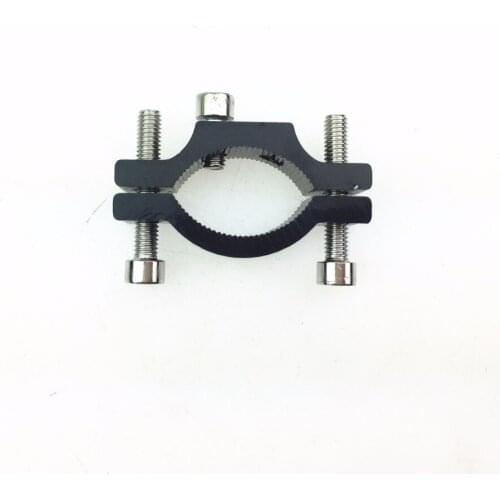 Motorcycle modification fixture Aluminum lamp holder Cup holder fixed buckle Thicken 39mm buckle black 2pcs