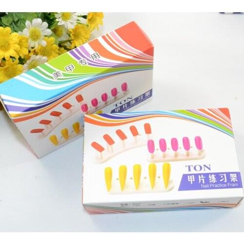 Nail Art 3pcs/set Nail Practice Fram Display Tools Stands Holder Nail Art Training Salon Manicure Tools