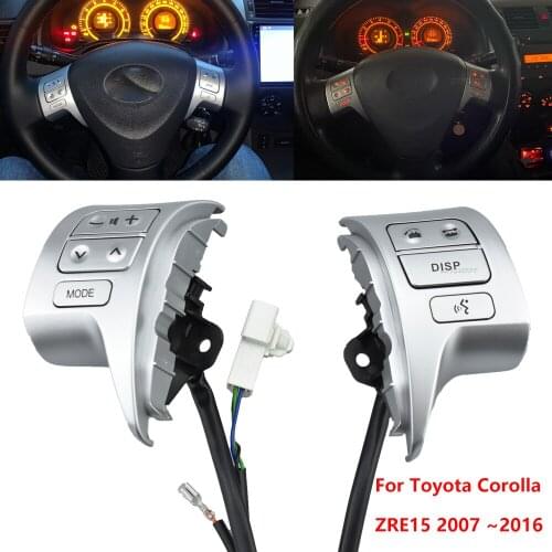 84250-02200 New Bluetooth Steering Wheel Audio Control Switch For Toyota Corolla ZRE150L ZRE151L ZRE152L 2007-2016 84250-12020