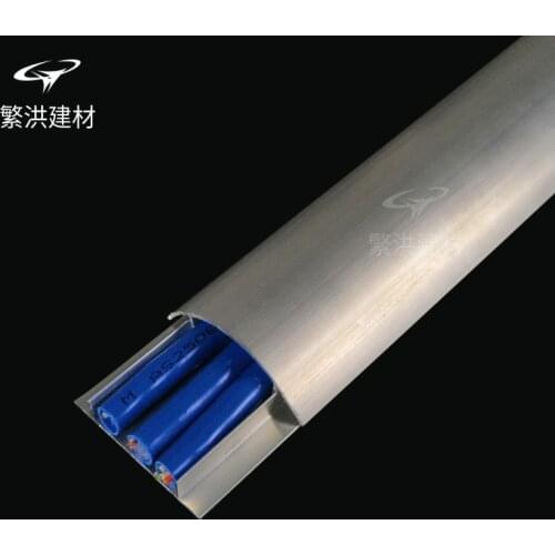 Aluminium line grooves floor line groove S tepping-resistant with back glue Number 3-12 Arc line slot