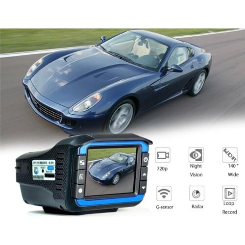 2 In 1 Hd Car Dvr Camera Radar Speedometer Car Driving Recorder Hd Speed Measuring Machine