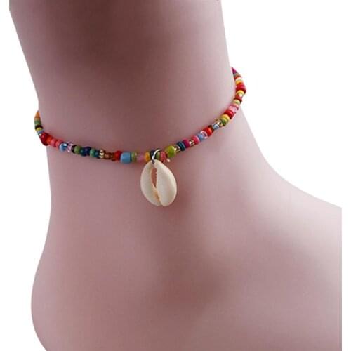 New Shell Beads Anklets for Women Beach Anklet Leg Bracelet Handmade Bohemian Foot Chain Boho Jewelry Sandals Gift