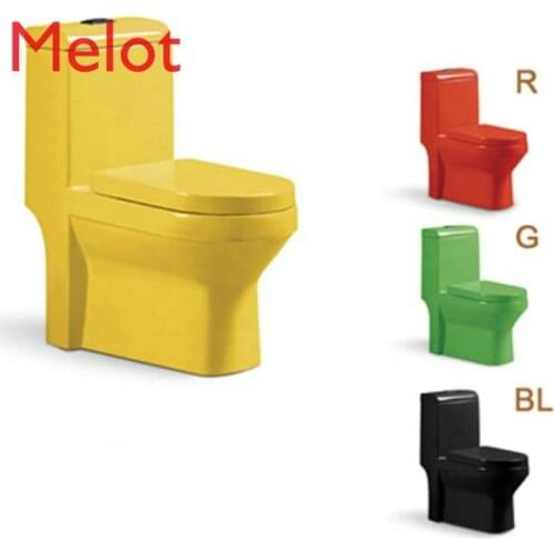 Color ceramic wc toilet price bathroom toilet pink blue color toilet bowl
