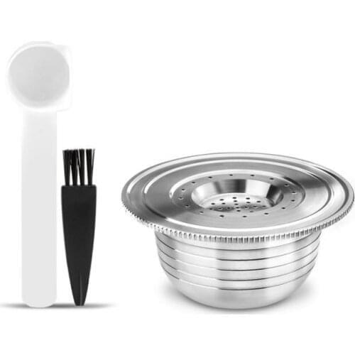 Reusable Coffee Capsules For BIALETTI Stainless Steel Filter Capsule Shell Espresso Cup Fit Kitchen Coffee Maker Barista Tools