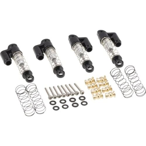 The Upgrade Accessories of 1/24RC Model Car Axial SCX24 90081 Aluminum Alloy Shock Absorbers Spring Shock Set