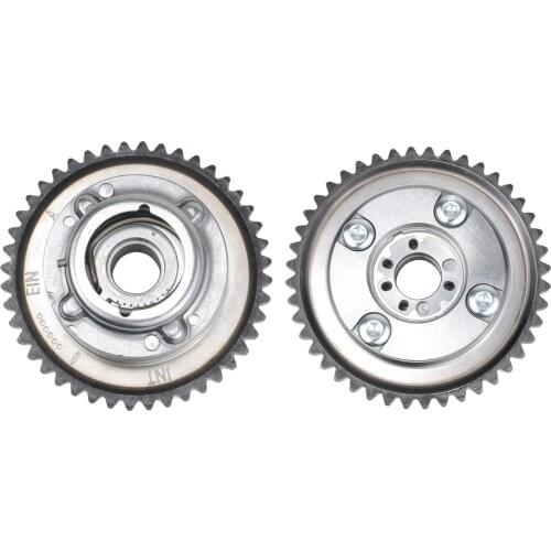 AP02 2PCS Camshaft (Exhaust+Intake) Adjuster Actuator for MERCEDES C250 SLK250 1.8L 2710503347 2710502947 2710501400