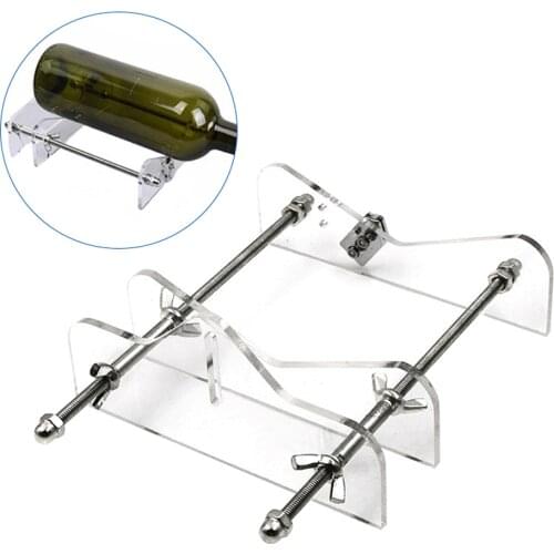 DIY Glass Bottle Cutter Adjustable Sizes Metal Glassbottle Cut Machine Crafting Wine Bottles Household Decorations Cutting Tool