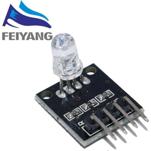 10PCS Smart Electronics FZ0455 4pin KEYES KY-016 Three Colors 3 Color RGB LED Sensor Module for Arduino DIY Starter Kit KY016
