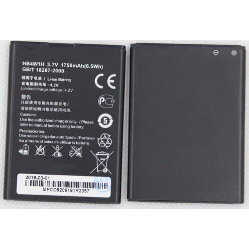 10pcs/lot Replacement Phone Battery HB4W1H For Huawei Ascend G510 G520 G525 Y210 Y210C C8813 T8951 1750mAh