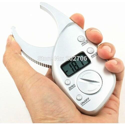 3 Pcs /Package Electronic Body Fat Caliper Monitors Analyzer Digital Skinfold Measurement Tester Caliper Muscle Keep Slim