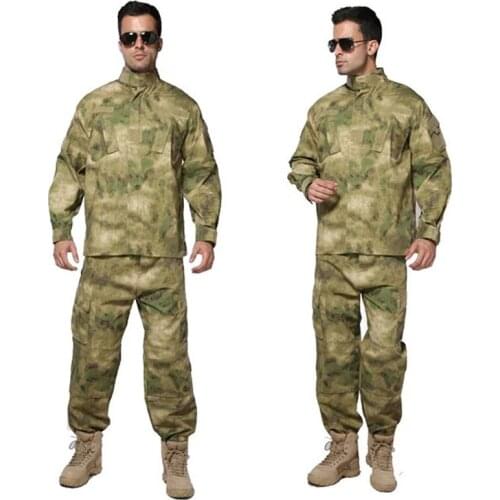 Army Military Tactical Uniform Shirt Pants Multicam Black Camouflage Combat Uniform US Army Mens Clothing Suit Airsoft Hunting