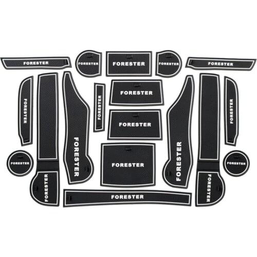 Car Anti Slip Mats for Subaru Forester 2019 2020 2021 Cup Mat Door Anti-slip Mat Interior Modification Sticker Car Accessories