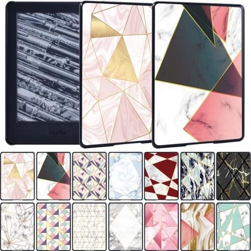 Tablet Case Fit Amazon Kindle Paperwhite 1/2/3/4/Kindle 8th Gen 2016/10th Gen 2019 Shape Hard Shell Back Case + Stylus