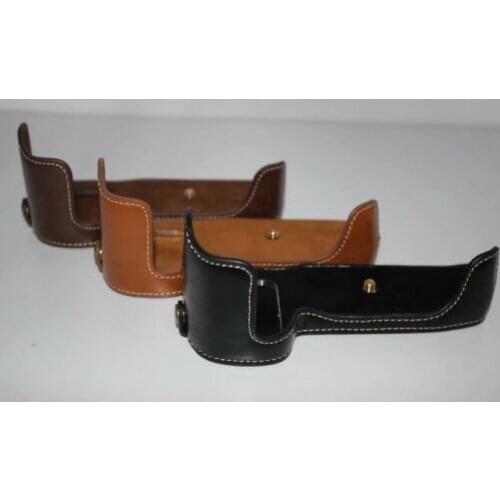 Tian beier rods Camera Bag Case for Canon 5 DII / 5D4 PU Leather Half Body Set Cover With Battery Opening