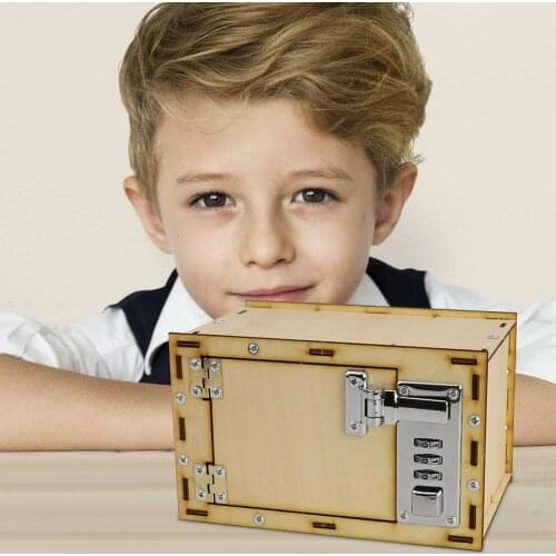 Kids Cute Cartoon Plastic Piggy Pig Bank Cash Coin Can Money Bank Saving Password Science Box Toy For Kids Birthday Day Gift