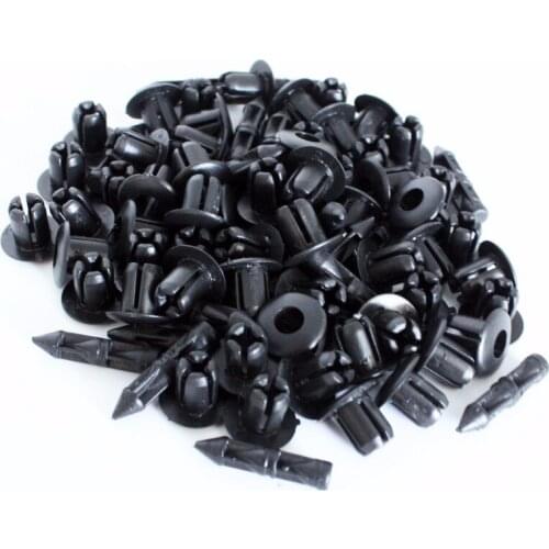 100pcs New Plastic Car Door Trim Panel Retainer Clip Fastener Buckle Fit For HONDA for NISSAN for SUZUKI Hot Selling