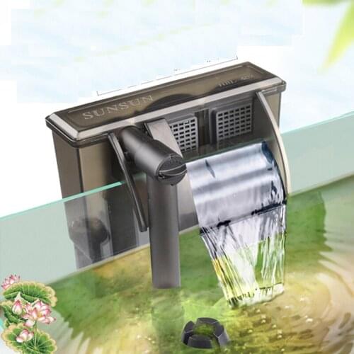 SUNSUN waterfall filter external fish tank aeration filter aquarium small cylinder dedicated wall filter