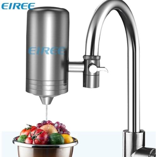 EIREE Tap Water Filter Purifier Kitchen Faucet Water Purification System 4 Filter Cartridges Filtration for Home Water Purifier