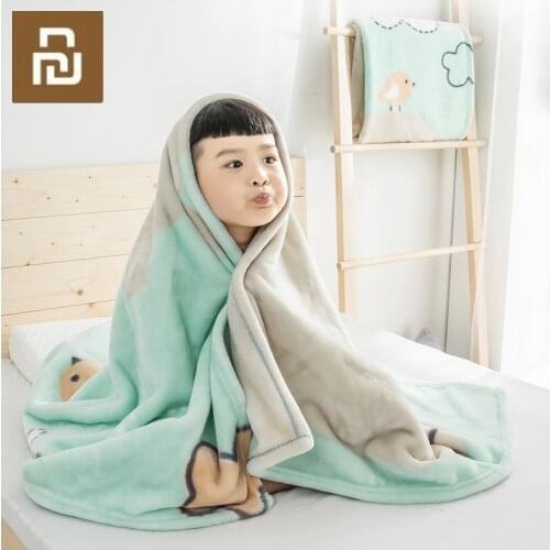 New Xiaomi COMO LIVING Childrens Cloud Blanket Soft As A Cloud Skin-friendly Warm and Breathable