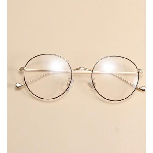 Exquisite Round Men Women Prescription Glasses Frame Men Computer Eyeglasses Fashion Optical Reading Myopia Glasses