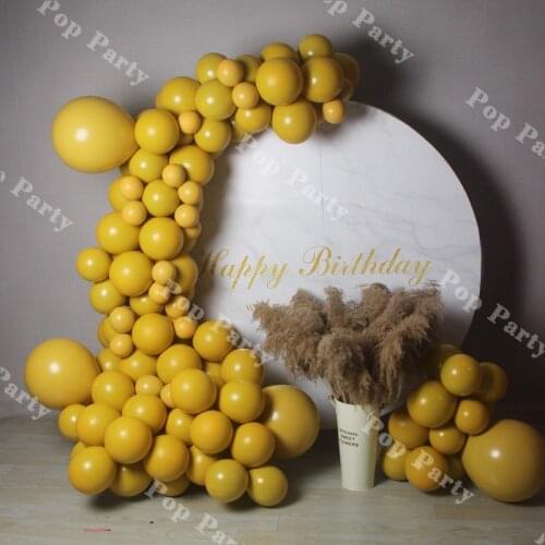 Pastel DIY INS Fashion Double Layer Ginger 10pcs Balloons Arch 10inch Birthday Wedding Baby Shower Anniversary Party Decor