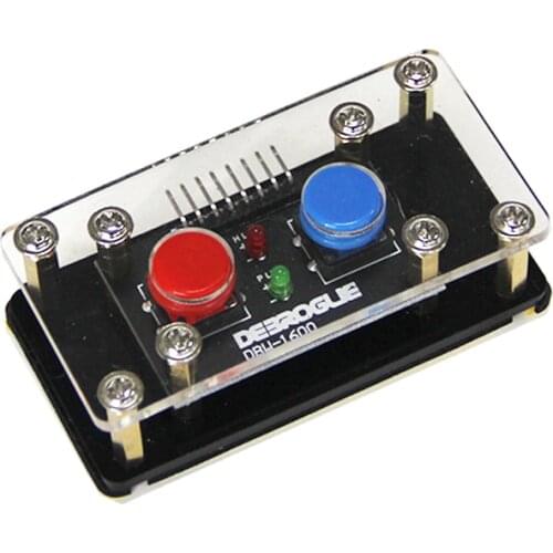 PC Desktop Computer Switch External Power Switch Power Button+Restart Button PC Case Power Supply Button