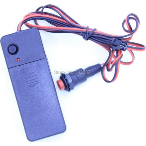 3v AA portable inverter with control wire for el wire, el tape and el panel