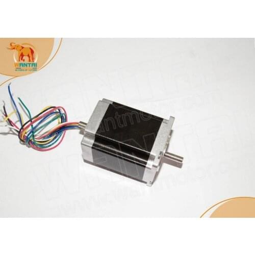 1PC Nema23 stepper motor,Dual Shaft,57BYGH633B 3A 18.9Kg.cm/290oz-in 6leads 78mm stepping motor curve,Engraving