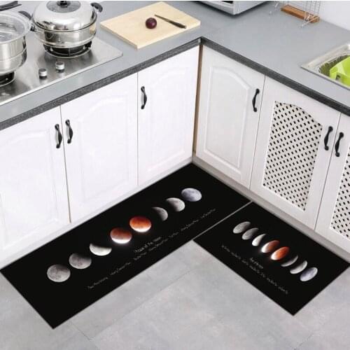 Modern Kitchen Mat Anti-Slip Bathroom Carpet Washable Entrance Doormat Living Room Hallway Rugs Home Decoration
