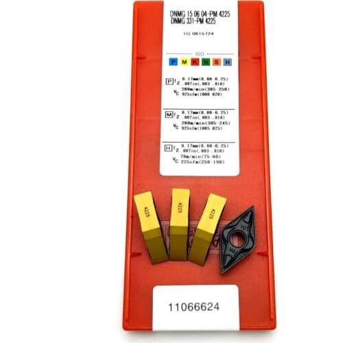Carbide insert DNMG150604 PM 4225 external turning tool lathe cutting tool high quality machine tool parts turning tools