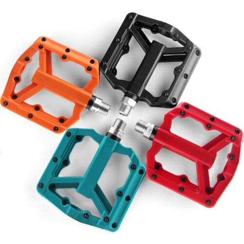 3 sealed bearing bicycle pedal Ultralight flat mountain bike pedal nylon bicycle pedal mountain bike pedal