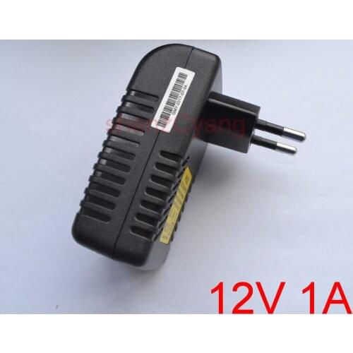 High Quality 50pcs DC 12V 1A Wall Plug POE Injector Ethernet Adapter IP Phone / Camera Power Supply 12V1000mA