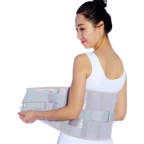 XXL Women Mens Elastic Corset Back Lumbar Brace Support Belt Waist Orthopedic Posture Corrector Low Back Belt Waist Support
