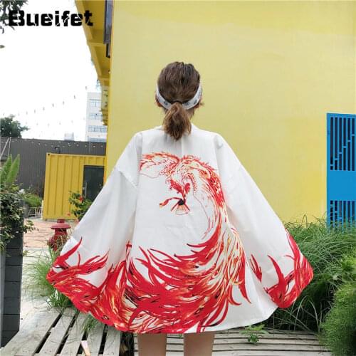 Japanese Kimono Cardigan Summer Fashion Yukata Haori for Men Women Traditional Japanese Clothing Female Streetwear