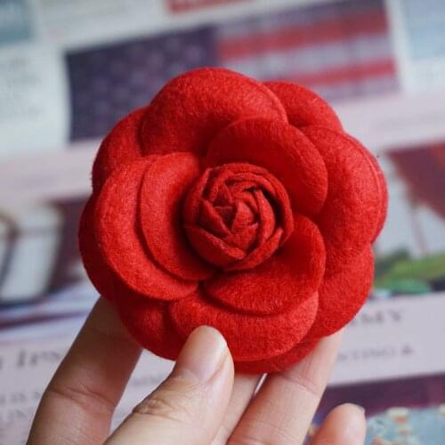 New Coming Retro Big Flower Brooches For Woman Girls Cloth Art Rose Pins Brooch Clothing Sweater Suit Badges Accessories Gifts