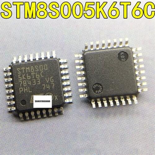 10pcs X STM8S005K6T6C STM8S005 LQFP32 NEW Free Shipping
