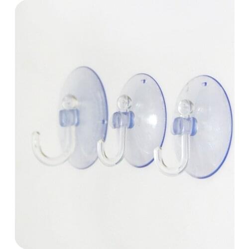 5/10pcs Glass Window Wall Hooks Hanger 35mm Mini Strong Suction Cup Suckers Kitchen Bathroom Hooks Supplies