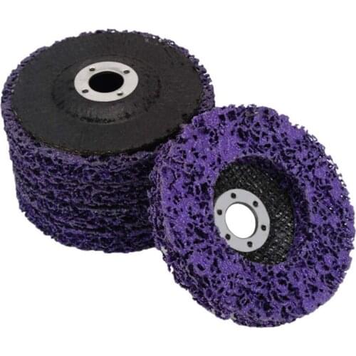5Pcs Abrasive Wheel Grinder Strip Disc 125 mm Poly Strip Disc Wheel Paint Rust Removal Clean for Angle Grinder Removal