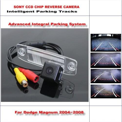 Car Rear Camera For Dodge Magnum 2004-2008 Intelligent Parking Tracks Reverse Backup NTSC RCA AUX HD CCD SONY CAM