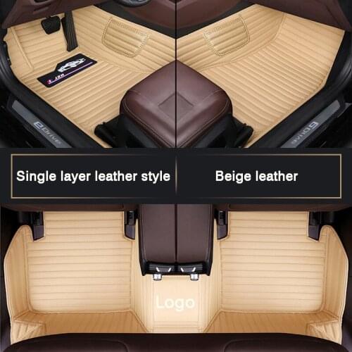 HLFNTF Full surround car floor mat for skoda superb 2017 3 kodiaq yeti octavia rs 1 fabia 3 karoq rapid 2017 car accessories