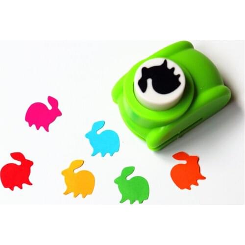 Freeship 1''/25mm rabbit scrapbooking punches para artesanato scrapbook cortador de papel perfurador furadores artesanaisR403