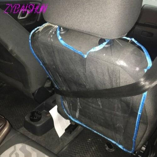 Car Seat Back Case Protector for children kick mat mat dirt clean car seat covers for car anti child Kick covers black / blue