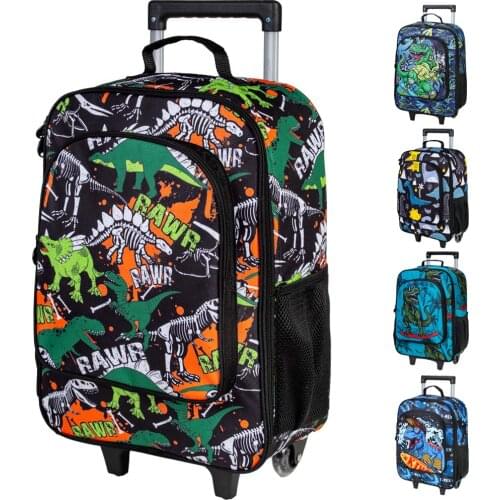 Kids Luggage, Dinosaur Suitcase for Boys