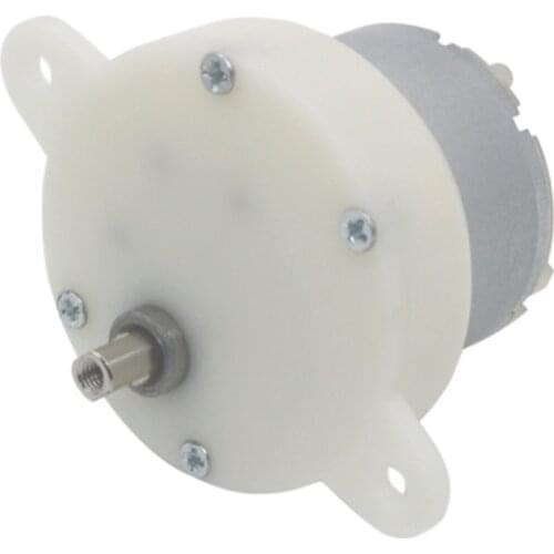 JS40-500 Electric Motor, High Torque DC 12V 24V Gear Motor Geared Box Reduction Motor for Electronic Toys Fan