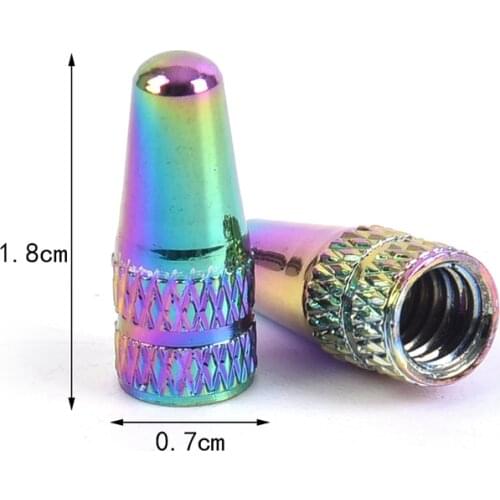 2pcs Chameleon Bike Presta valve cap MTB Wheel Rim Tyre Stem Air Valve Caps Bicycle Aluminium Pressure Valve Caps Dust Cover